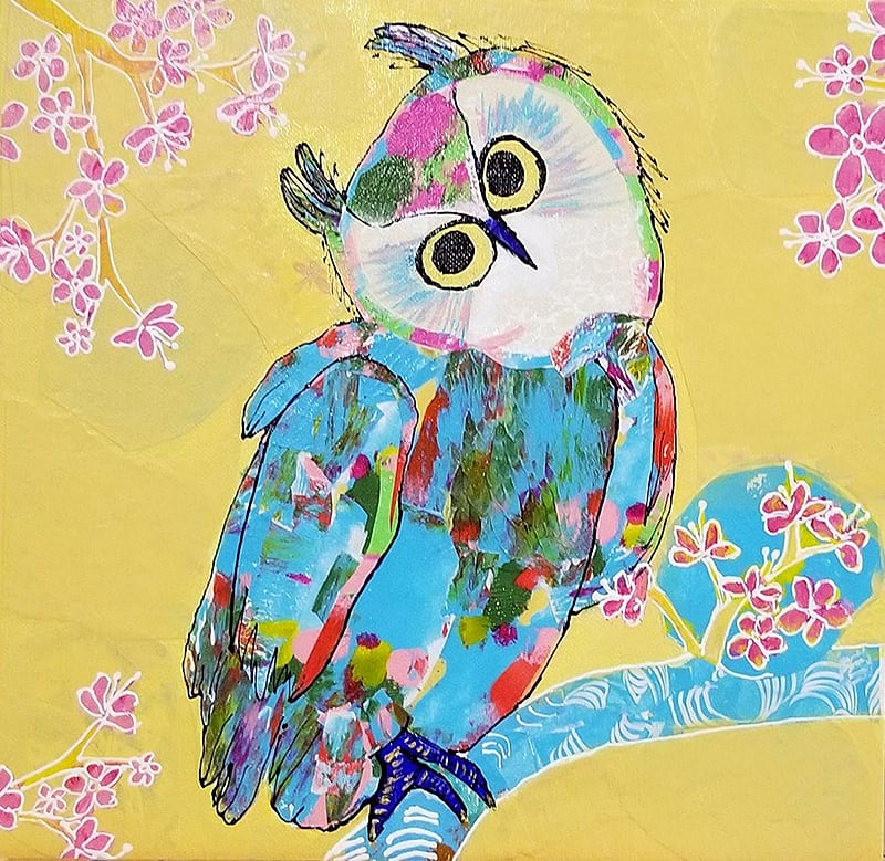 Marisa Asturias painting from Kellie Day program