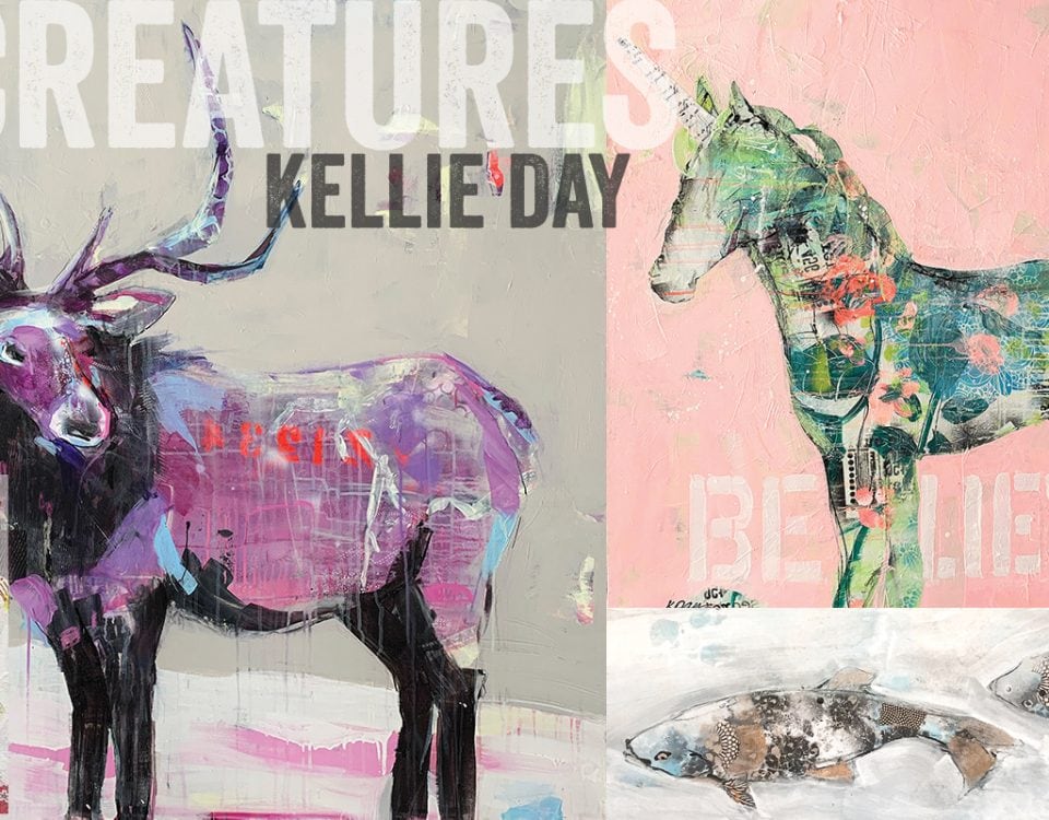 Kellie Day June Exhibit Creatures at the 610 Gallery