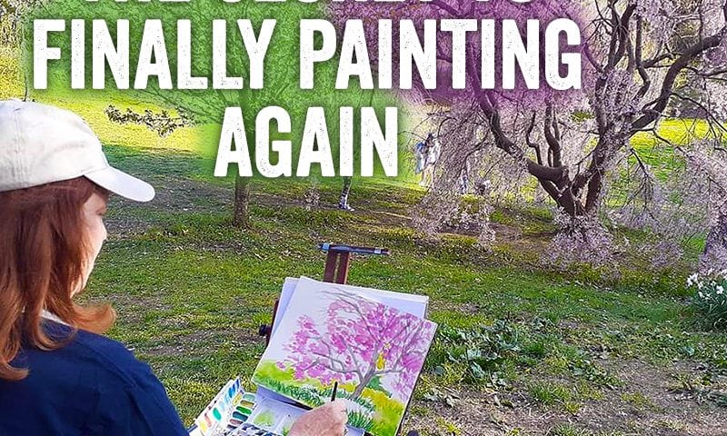 the secret to finally painting again