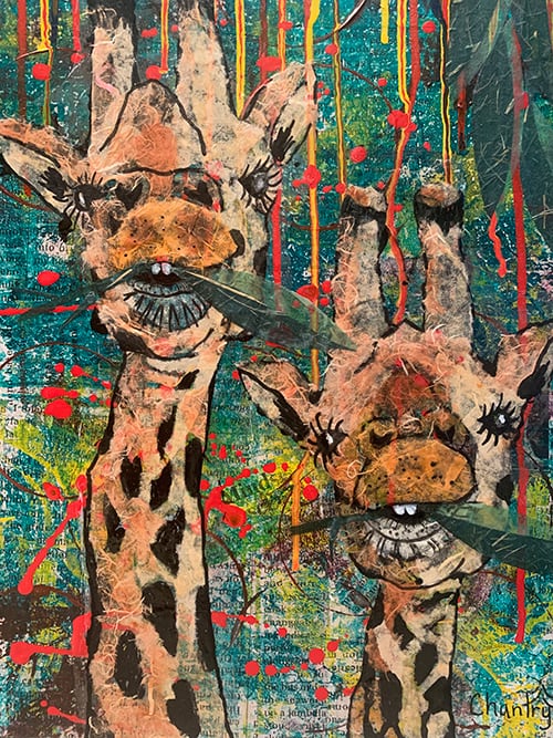 Carl-giraffes from kellie day art program