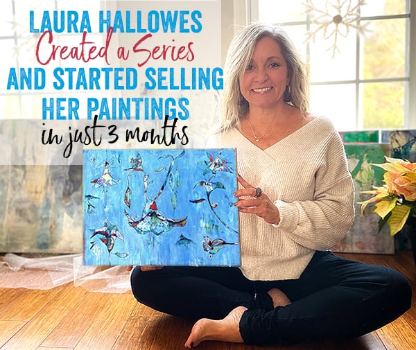 How Laura unlocked her art and started selling - Artist interview with Kellie Day