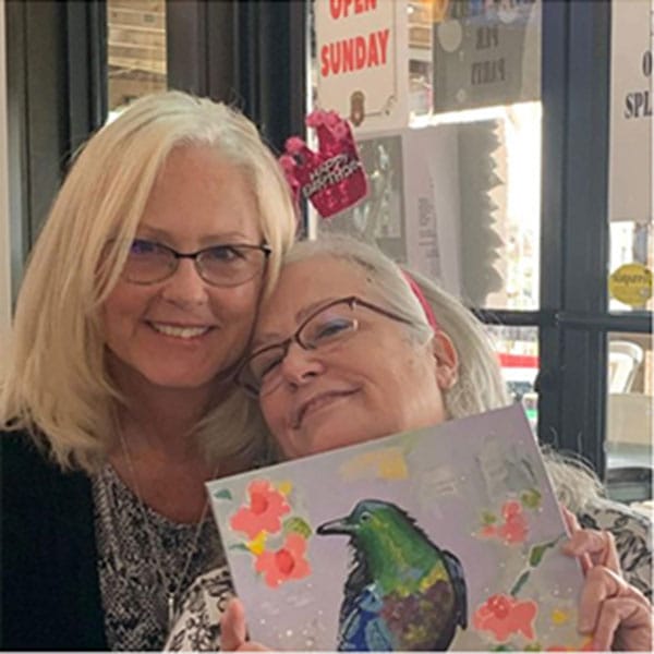 barbara-crow painting gift for her sister