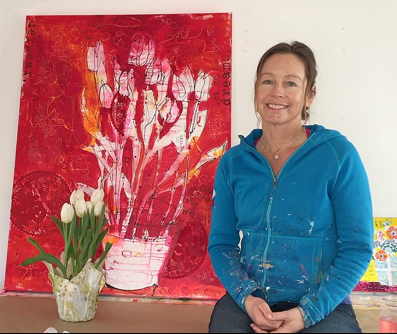 Kellie Day mixed media painter and Art Mentor