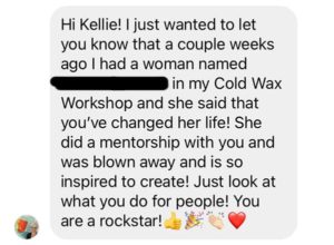 review of kellie day art mentoring program
