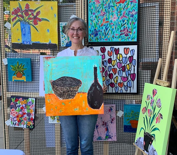 SHerri Art show after kellie day art program