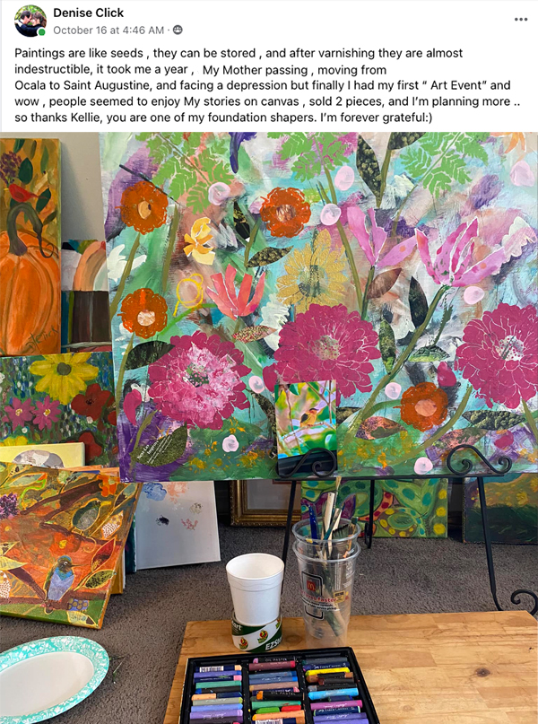 how art can heal your heart with art mentor kellie day