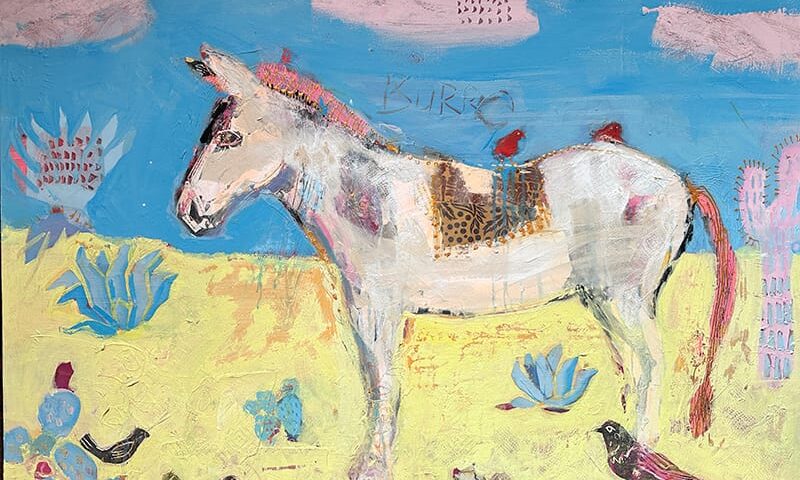 Baja Burro painting by kellie day