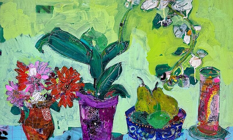 mexican kitchen painting by kellie day