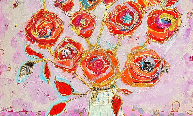 Pink Flower Revolution by kellie day