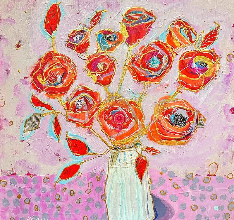 Pink Flower Revolution by kellie day