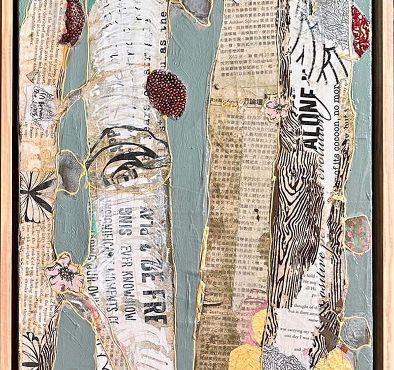 aspen forest painting by kellie day