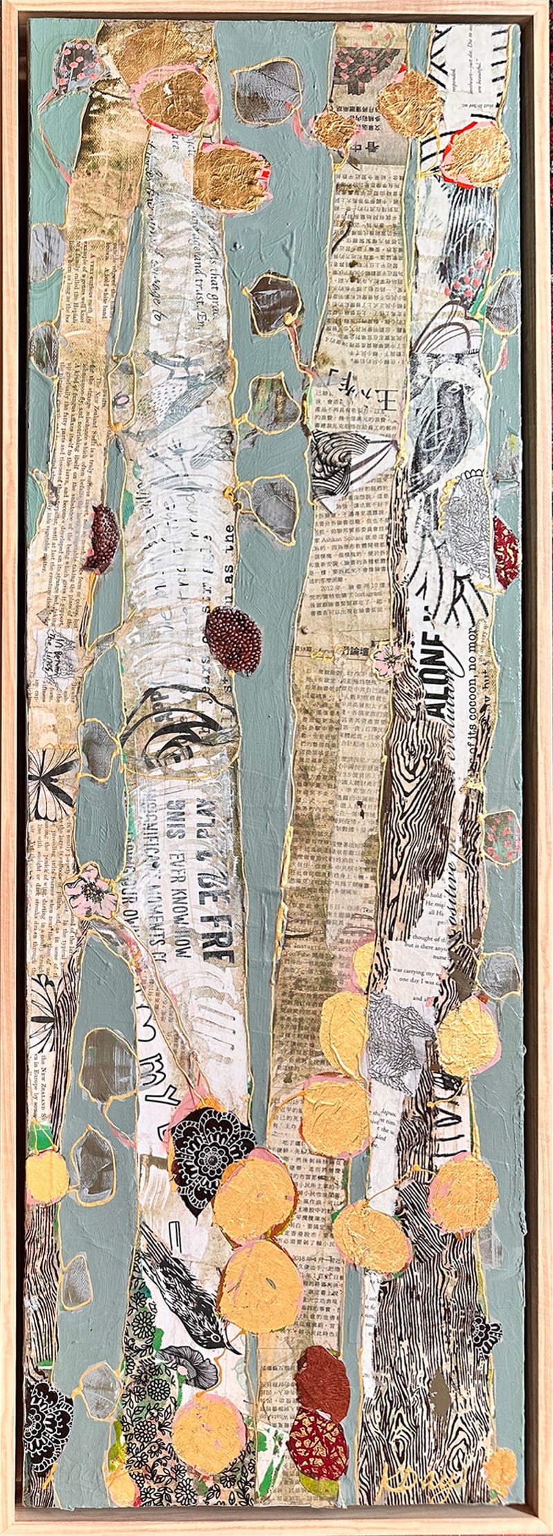 aspen forest painting by kellie day