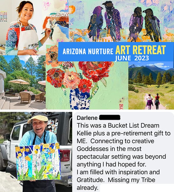 arizona art retreat with kellie day