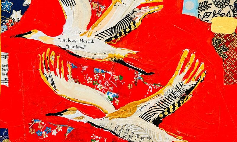 Sandhill Cranes Painting by kellie day