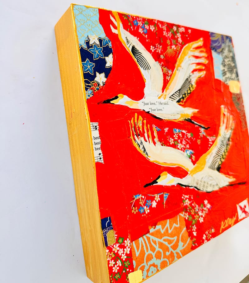 Sandhill Cranes Painting by kellie day