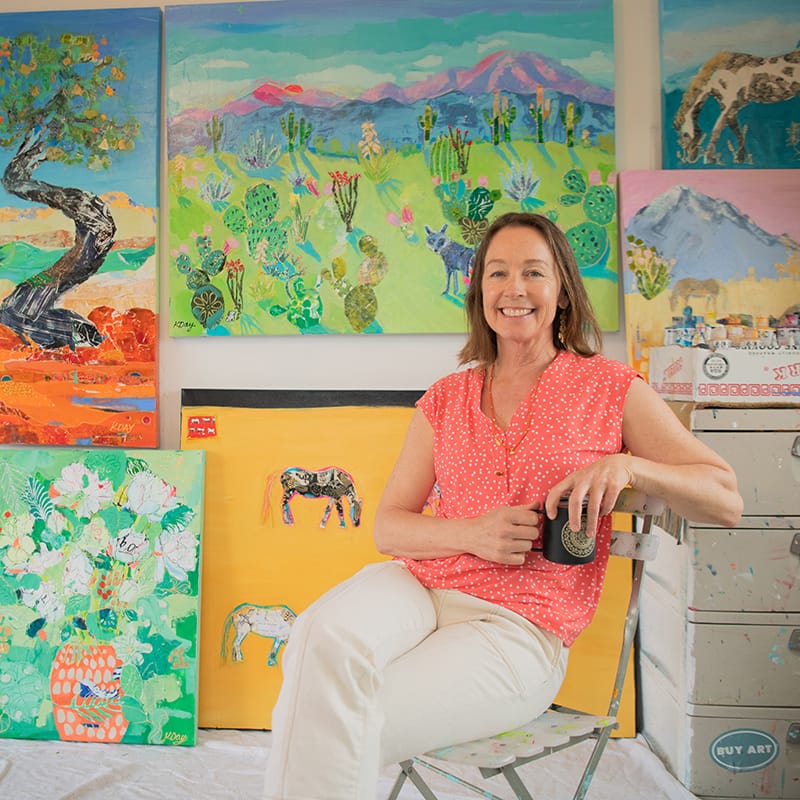 kellie day host of colorado art retreat