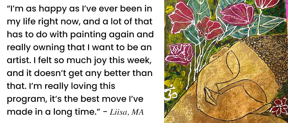 liisa review of kellie day art mentoring program